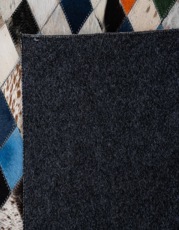 Detail image of  5' x 8' Cowhide Leather Rug