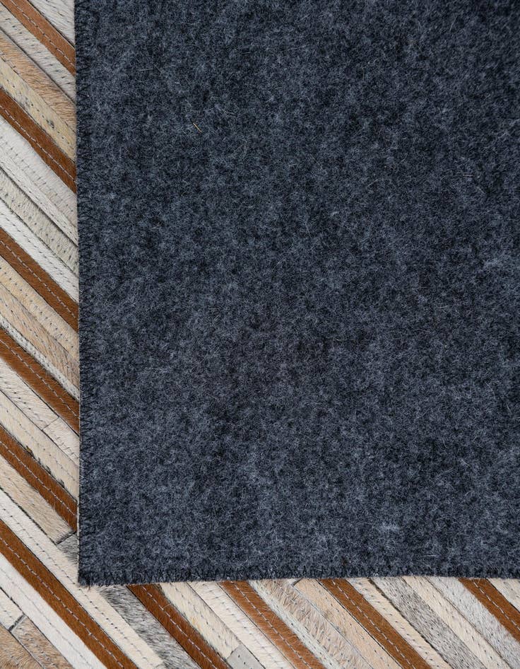 Detail image of  5' x 7' 9 Cowhide Leather Rug