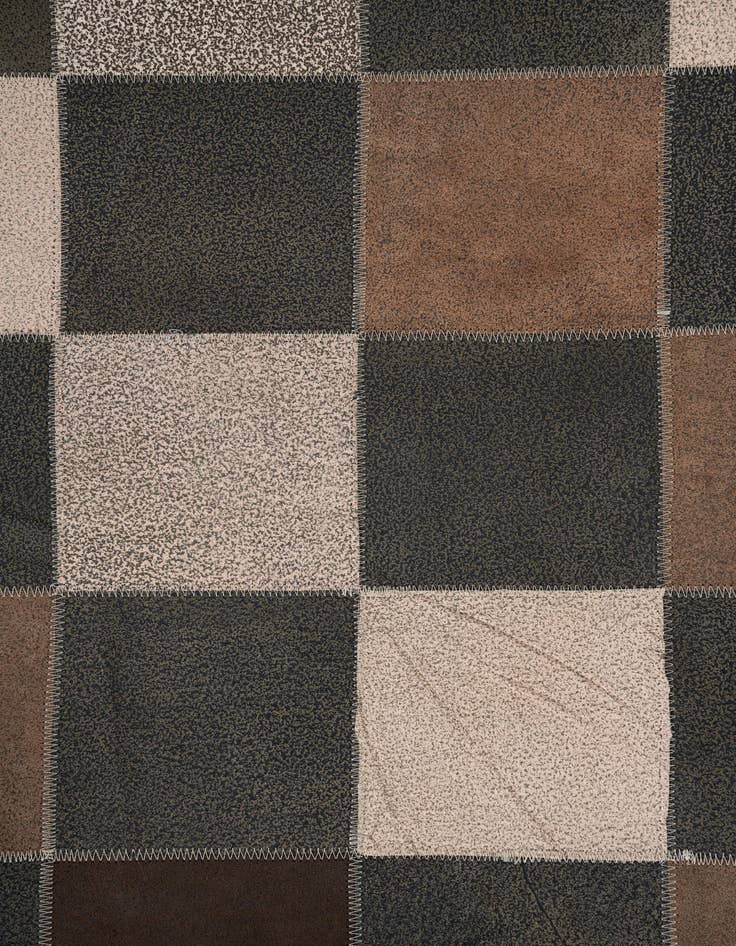 Detail image of  5' x 8' Cowhide Leather Rug