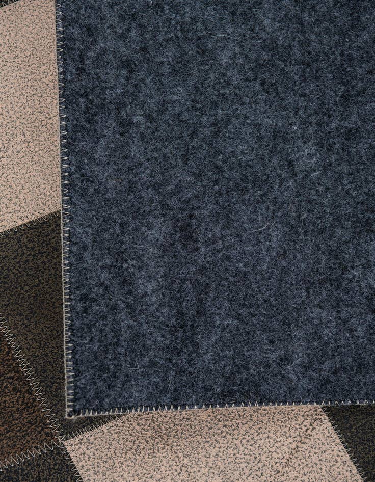 Detail image of  5' x 8' Cowhide Leather Rug