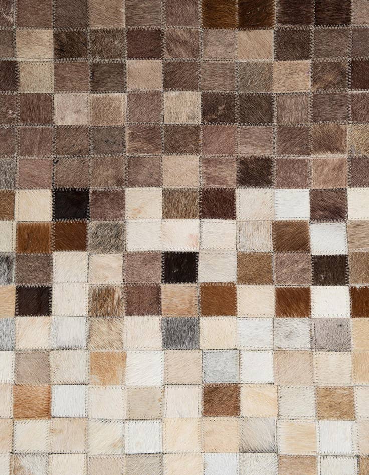 Detail image of  5' x 8' Cowhide Leather Rug