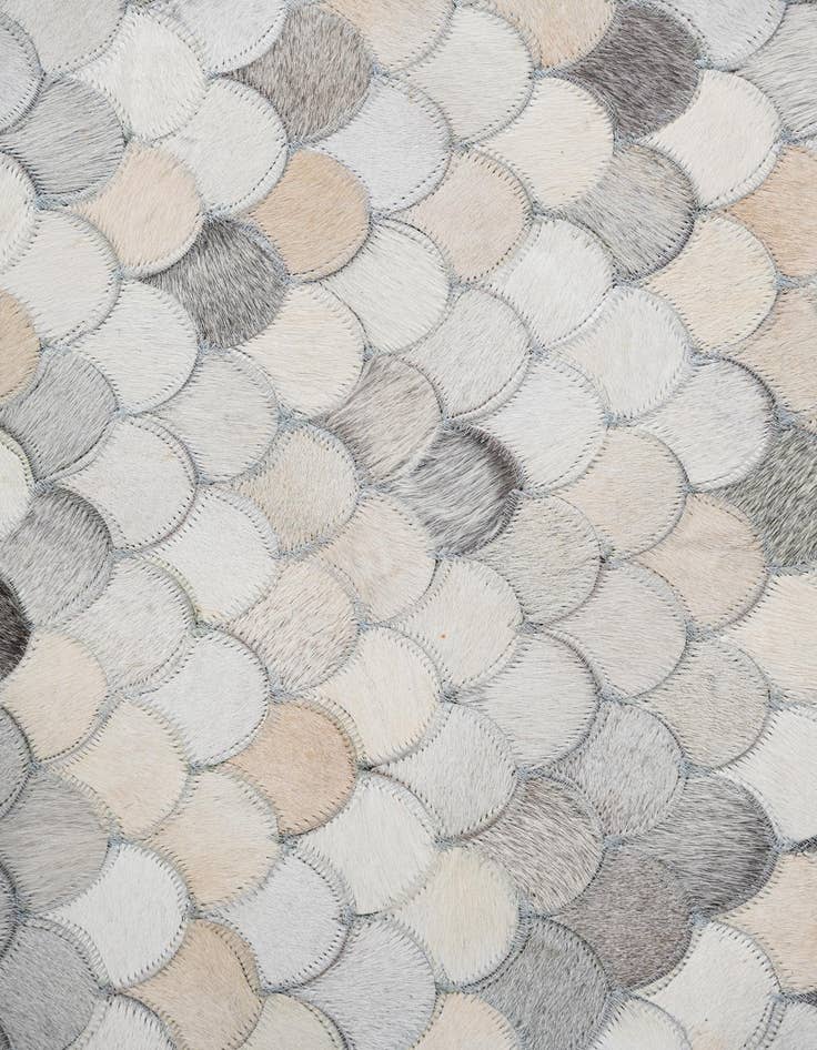 Detail image of  5' x 8' Cowhide Leather Rug