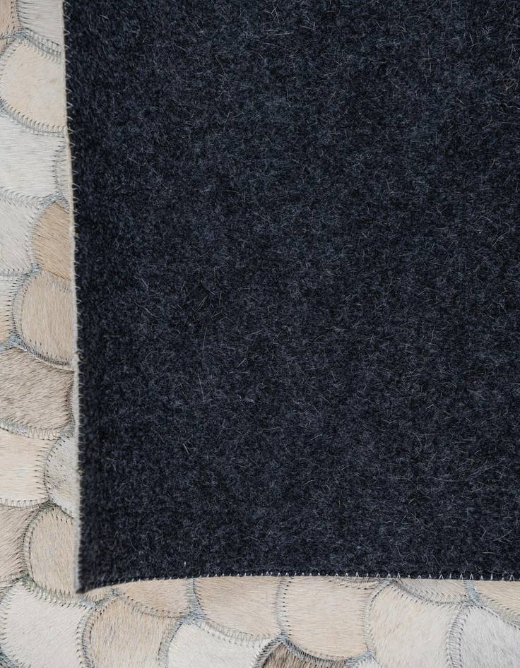 Detail image of  5' x 8' Cowhide Leather Rug