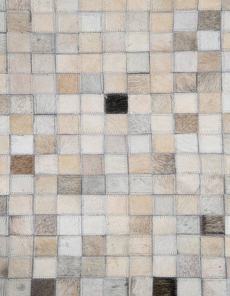 Detail image of  5' x 8' Cowhide Leather Rug