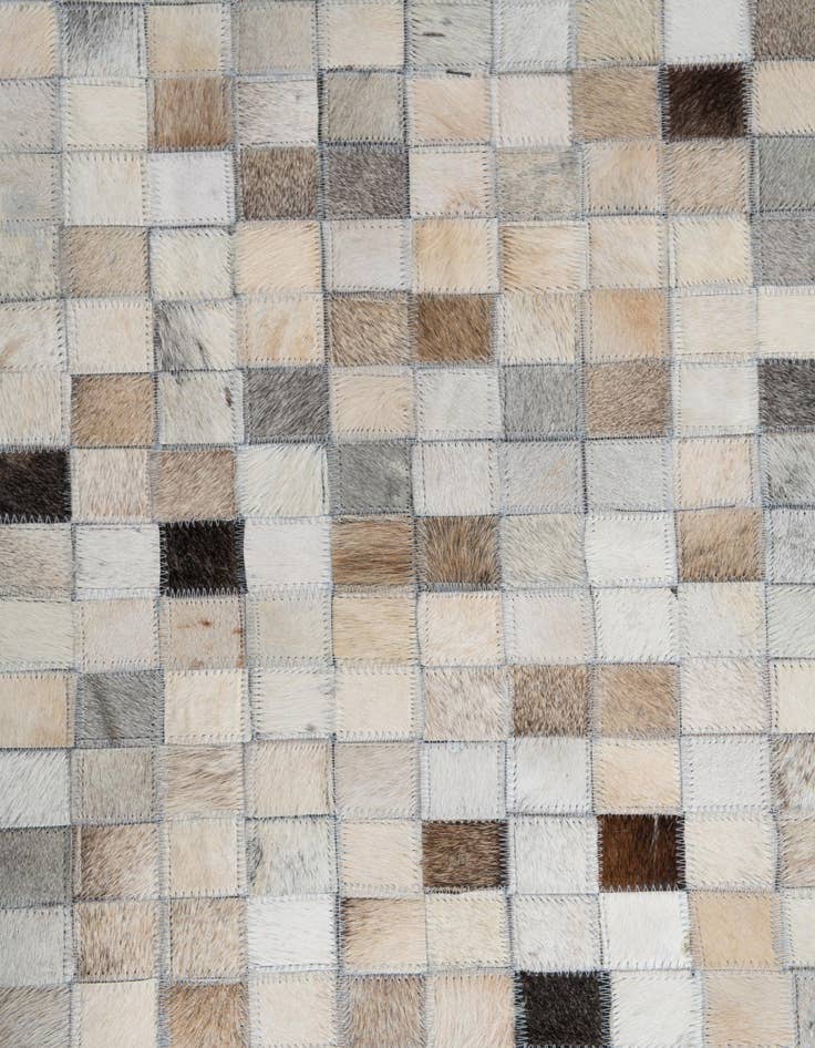 Detail image of  5' x 8' Cowhide Leather Rug