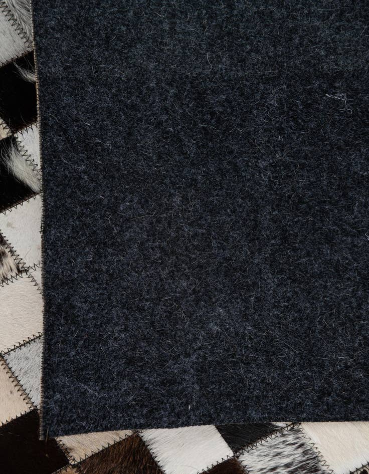 Detail image of  5' x 8' Cowhide Leather Rug