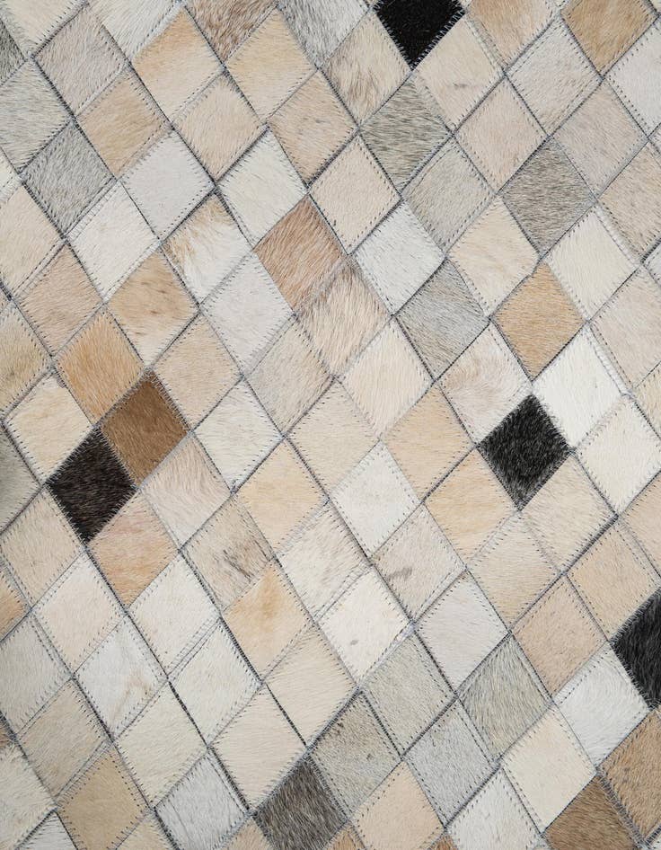 Detail image of  5' x 8' Cowhide Leather Rug