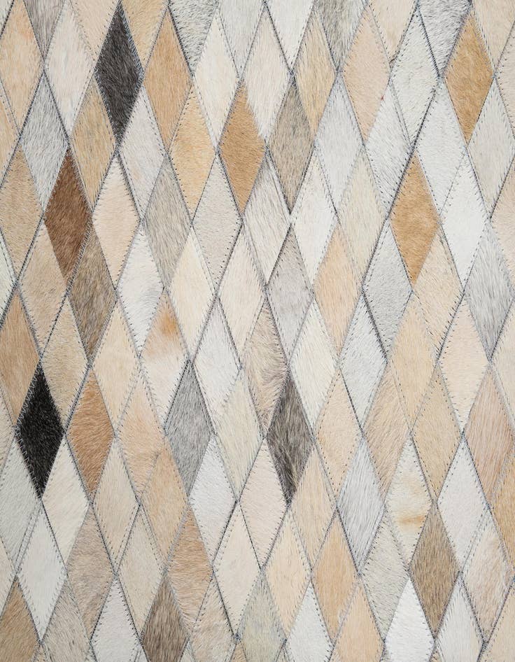 Detail image of  5' x 8' Cowhide Leather Rug