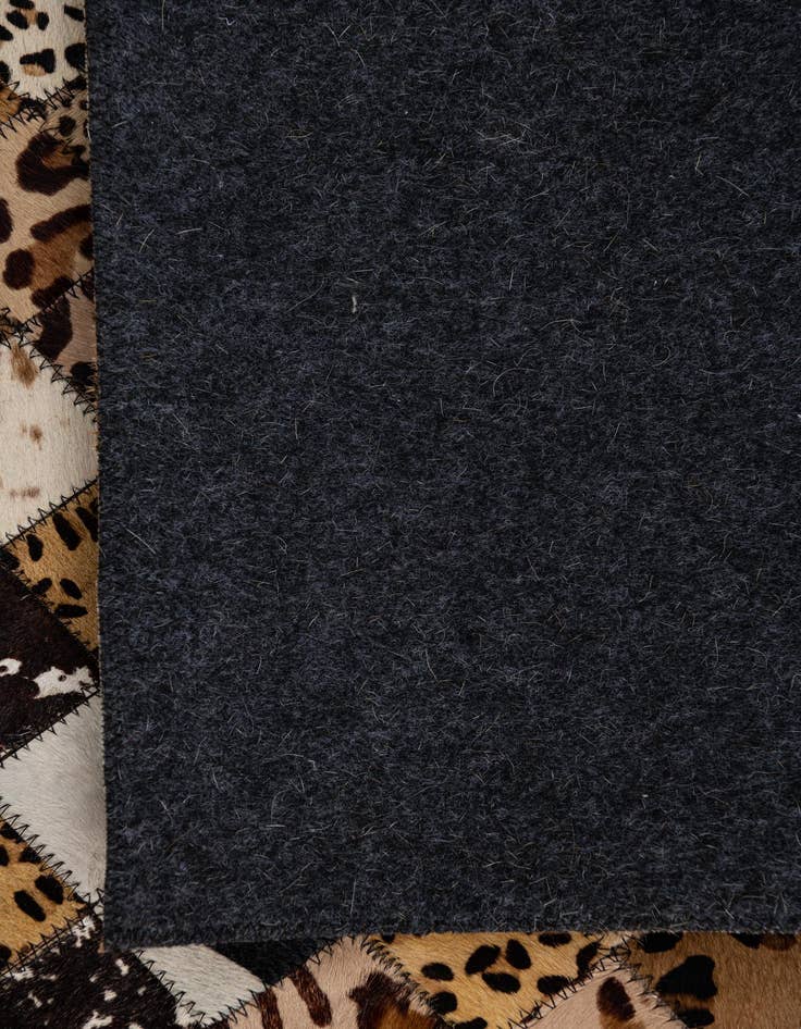 Detail image of  5' 1 x 8' Cowhide Leather Rug