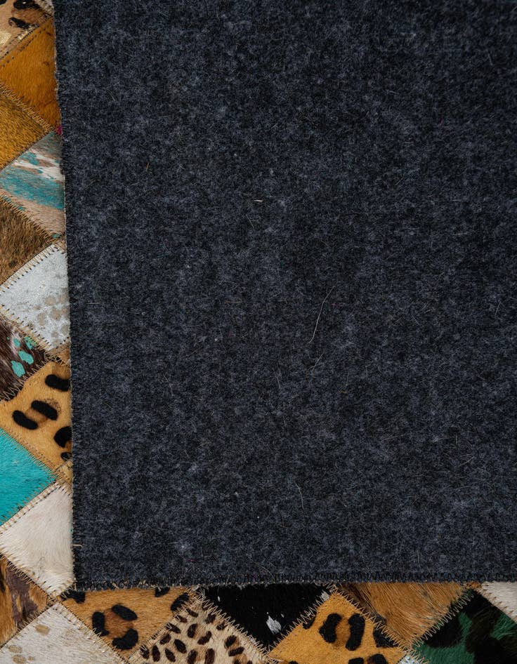 Detail image of  5' x 8' Cowhide Leather Rug