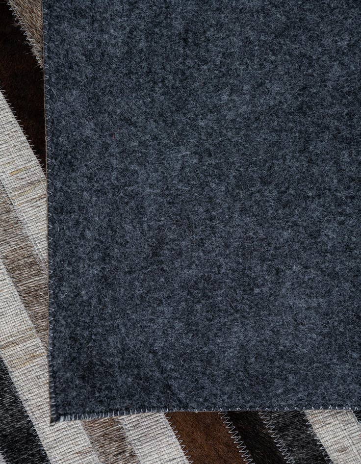 Detail image of  5' 1 x 8' Cowhide Leather Rug