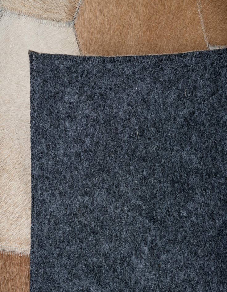 Detail image of  5' x 8' Cowhide Leather Rug