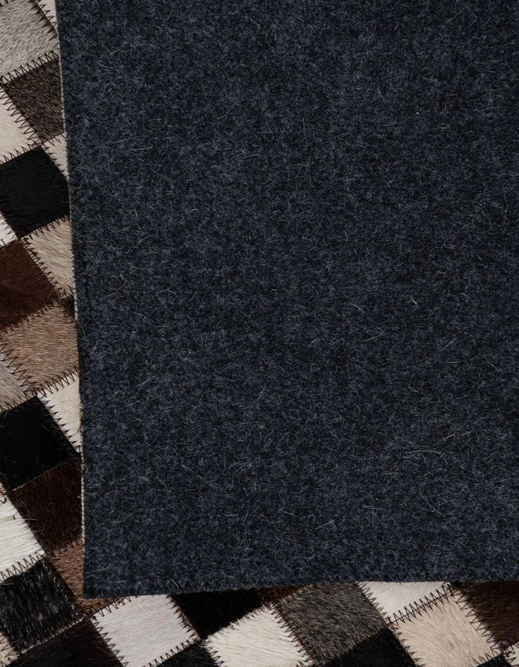 Detail image of  5' x 8' Cowhide Leather Rug