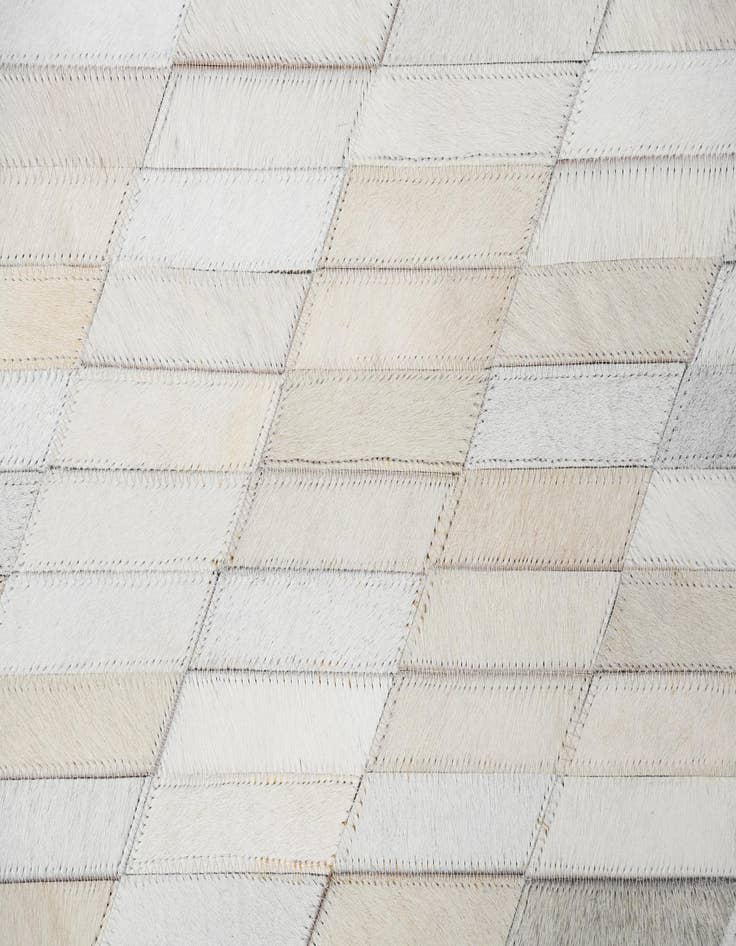 Detail image of  5' 1 x 8' Cowhide Leather Rug