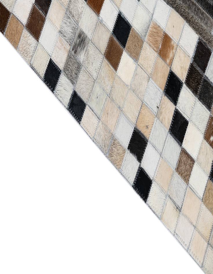 Detail image of  5' x 8' Cowhide Leather Rug