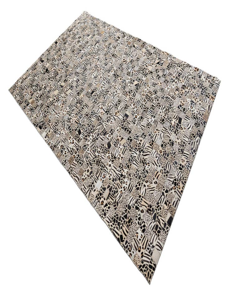 Detail image of  5' 1 x 8' Cowhide Leather Rug