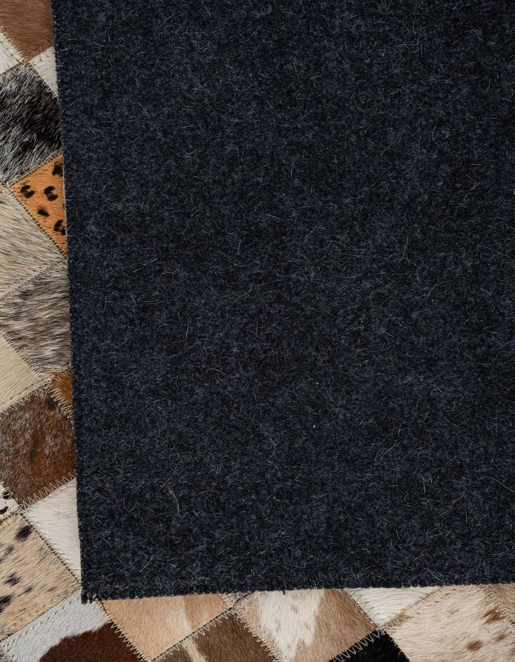 Detail image of  5' x 7' 10 Cowhide Leather Rug