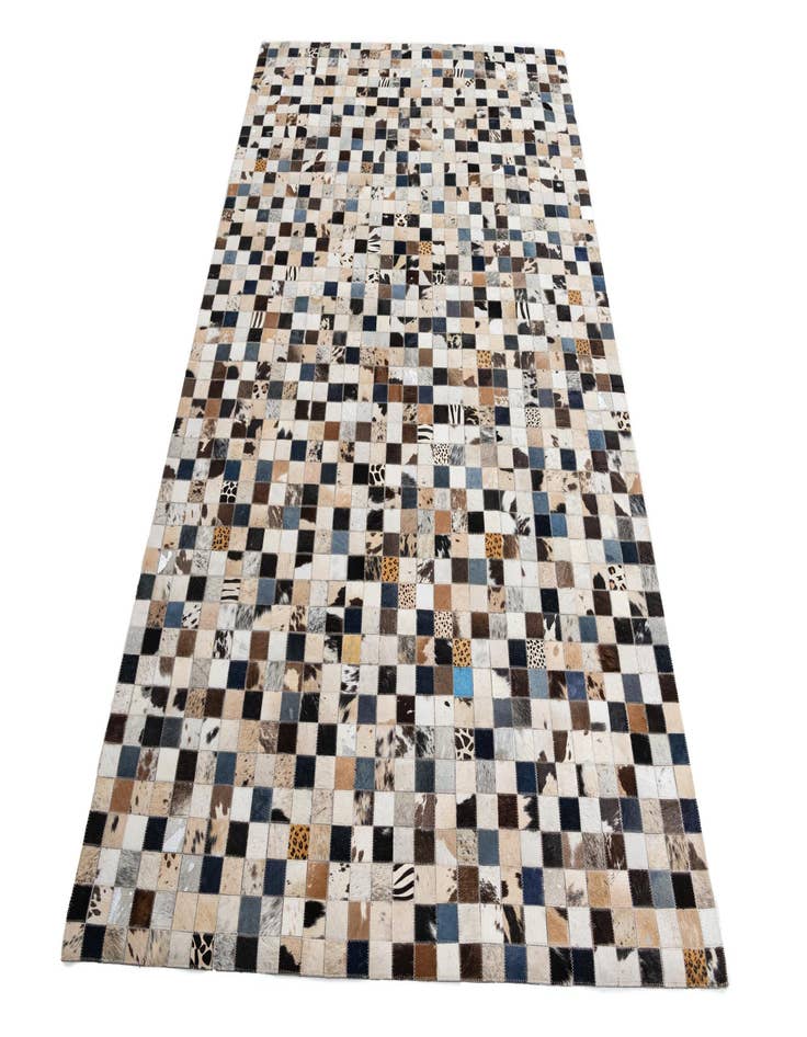 Detail image of  5' x 8' Cowhide Leather Rug