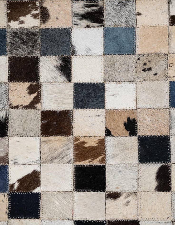 Detail image of  5' x 8' Cowhide Leather Rug