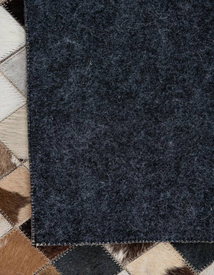 Detail image of  5' x 8' Cowhide Leather Rug