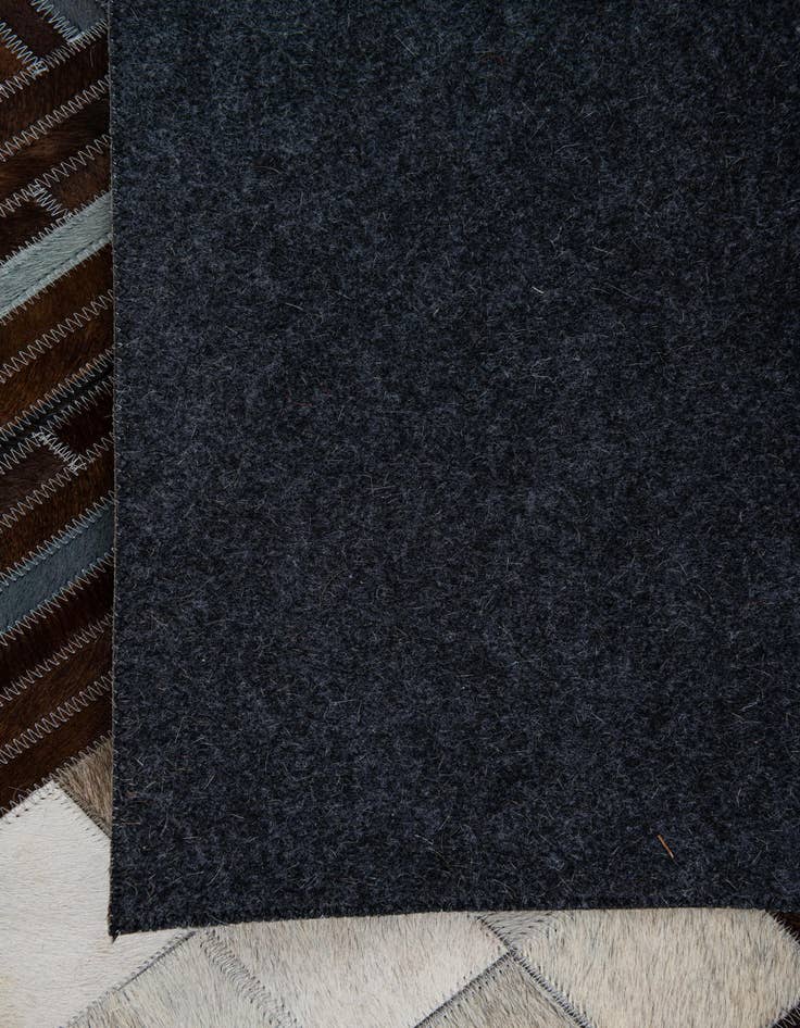 Detail image of  5' x 7' 10 Cowhide Leather Rug