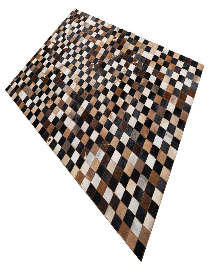 Detail image of  5' x 8' Cowhide Leather Rug