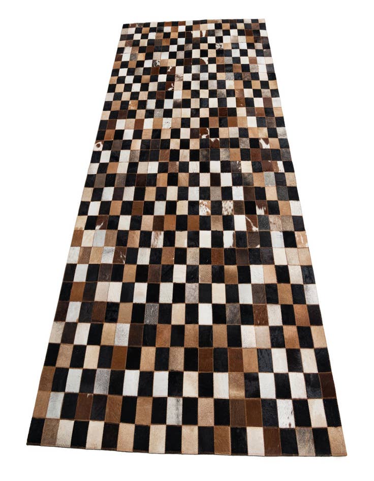 Detail image of  5' x 8' Cowhide Leather Rug