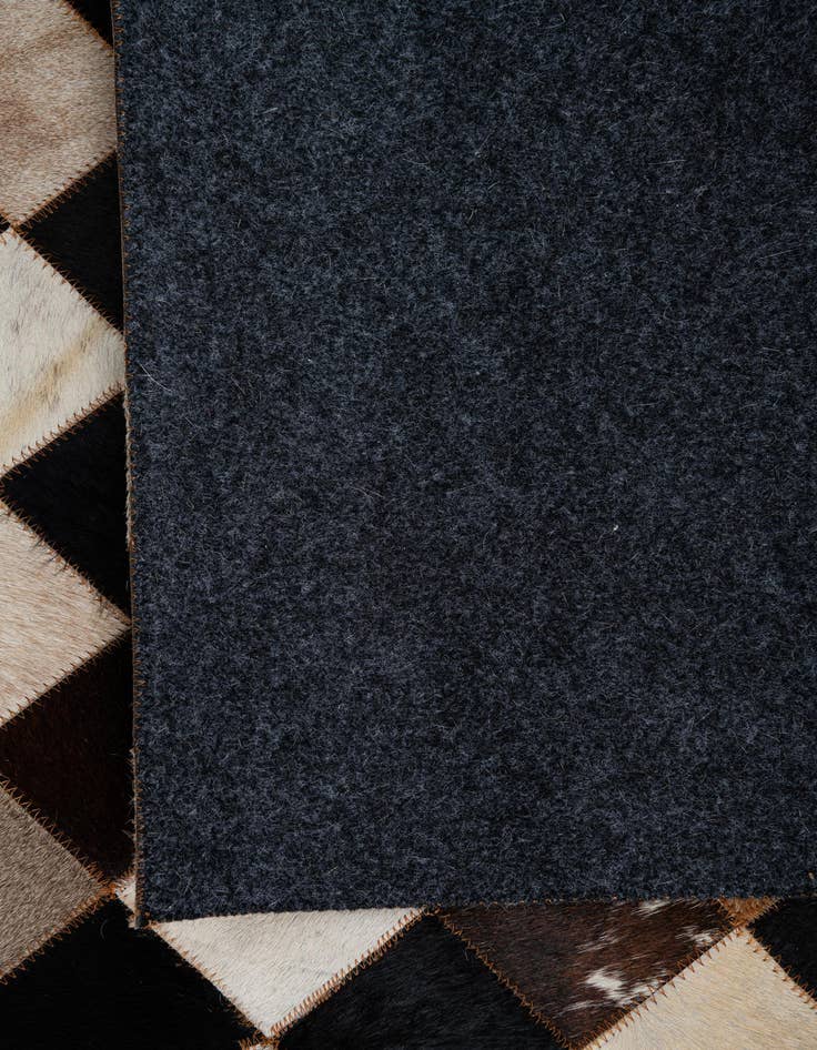 Detail image of  5' x 8' Cowhide Leather Rug