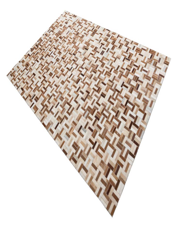 Detail image of  5' 2 x 8' Cowhide Leather Rug