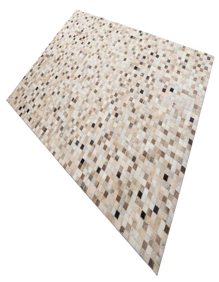 Detail image of  5' 1 x 8' Cowhide Leather Rug