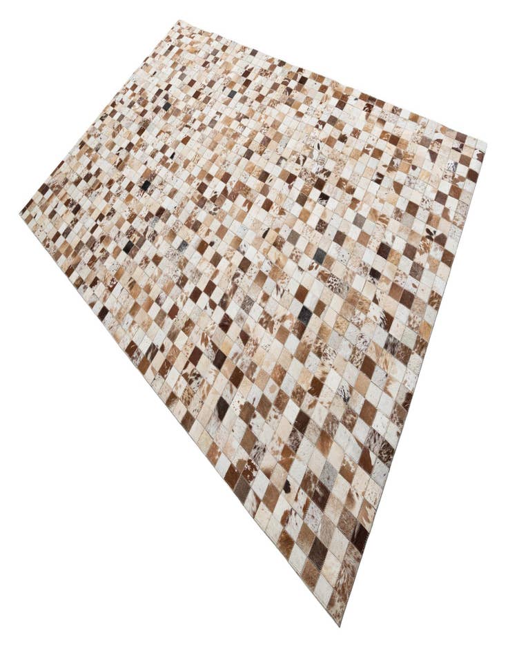 Detail image of  5' 1 x 8' Cowhide Leather Rug