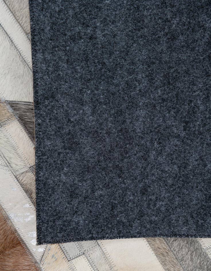 Detail image of  5' 1 x 8' Cowhide Leather Rug