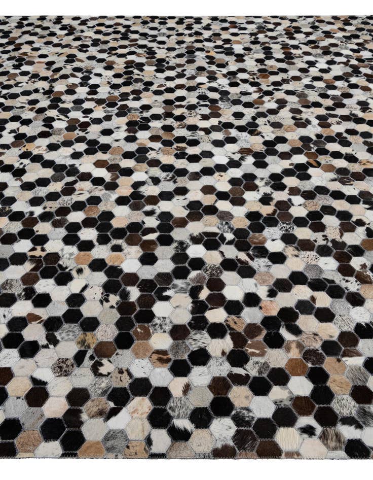 Detail image of  8' x 10' 1 Cowhide Leather Rug