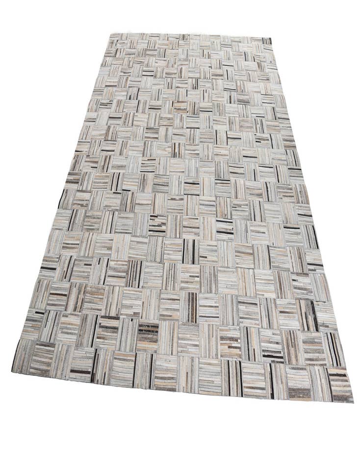 Detail image of  8' x 9' 9 Cowhide Leather Rug