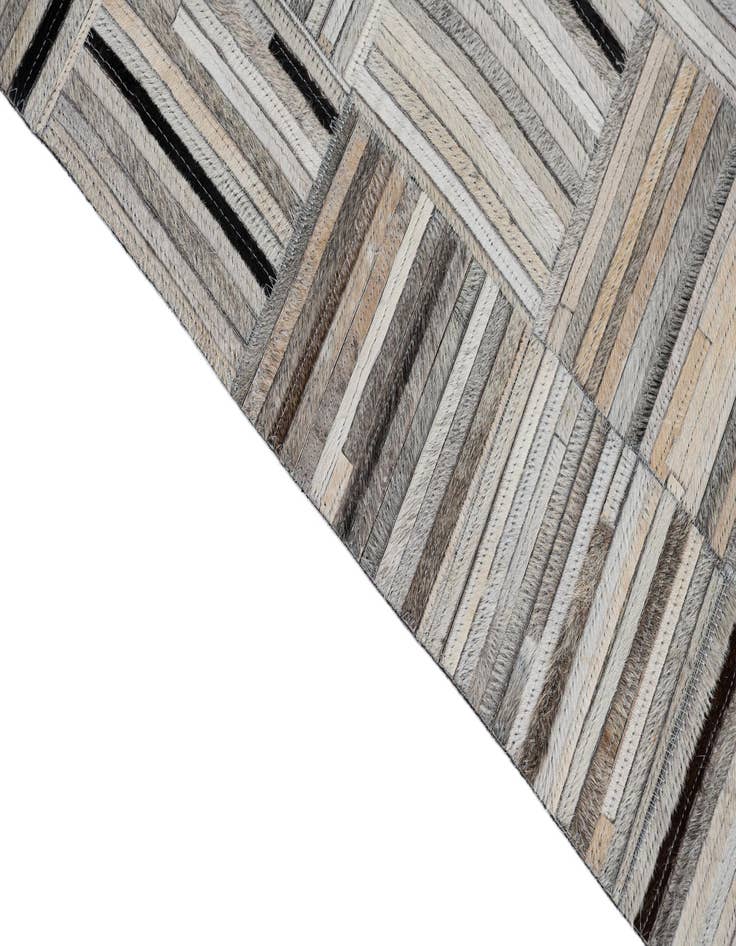 Detail image of  8' x 9' 9 Cowhide Leather Rug