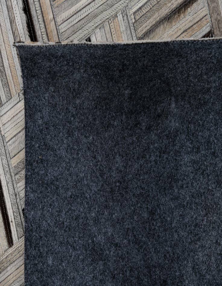 Detail image of  8' x 9' 9 Cowhide Leather Rug