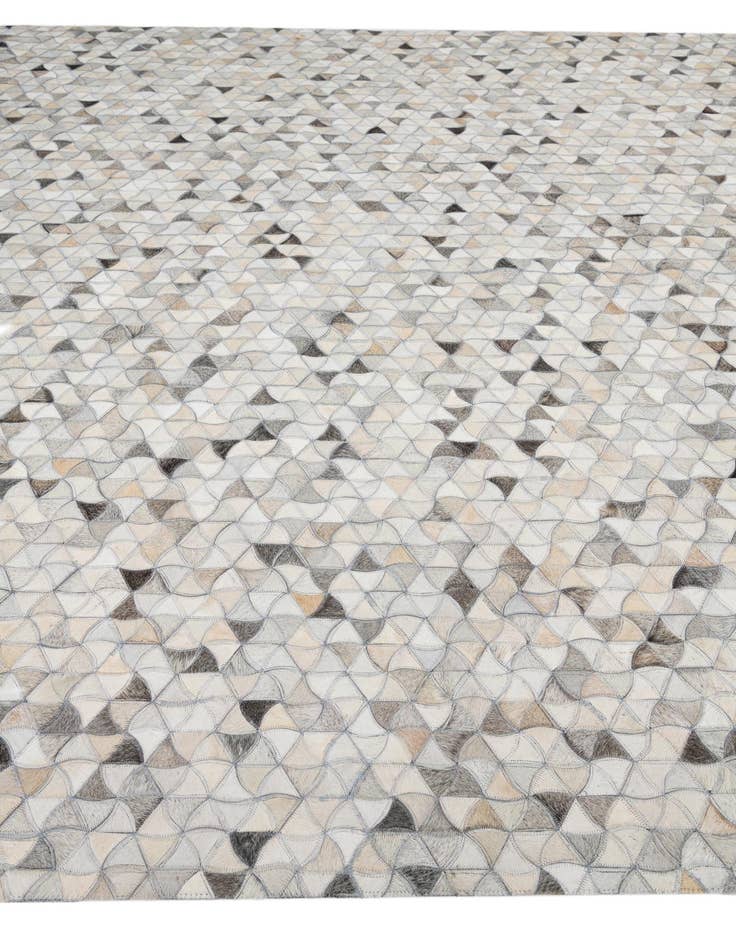 Detail image of  8' x 9' 10 Cowhide Leather Rug