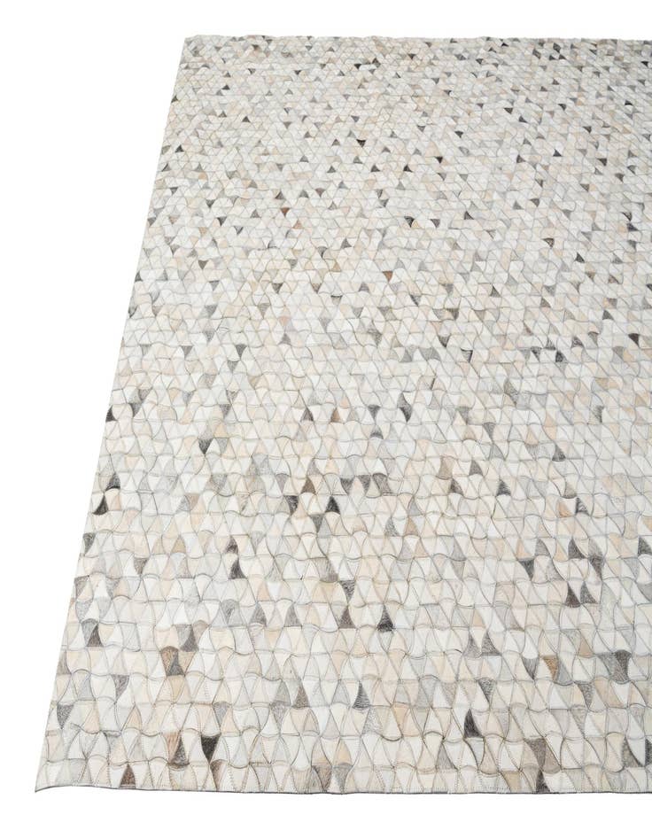 Detail image of  8' x 9' 10 Cowhide Leather Rug