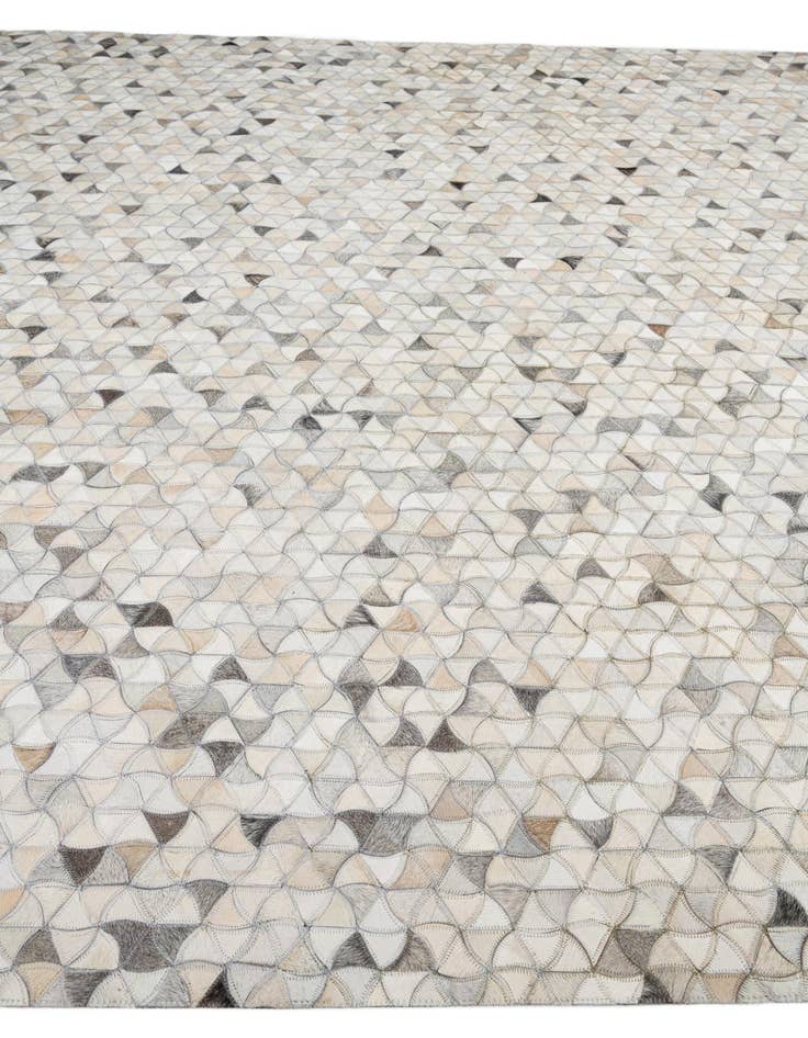 Detail image of  8' x 9' 10 Cowhide Leather Rug