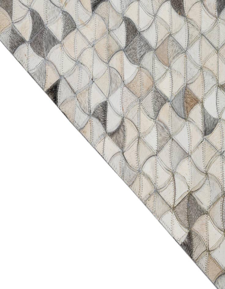 Detail image of  8' x 9' 10 Cowhide Leather Rug