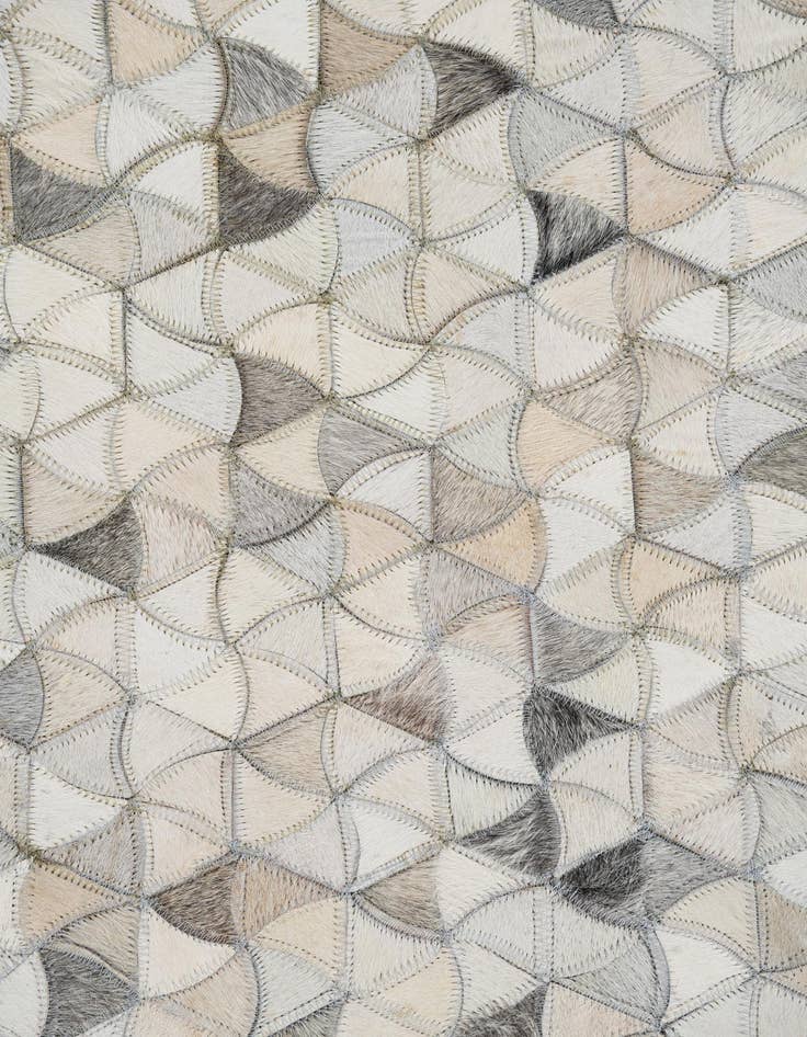 Detail image of  8' x 9' 10 Cowhide Leather Rug