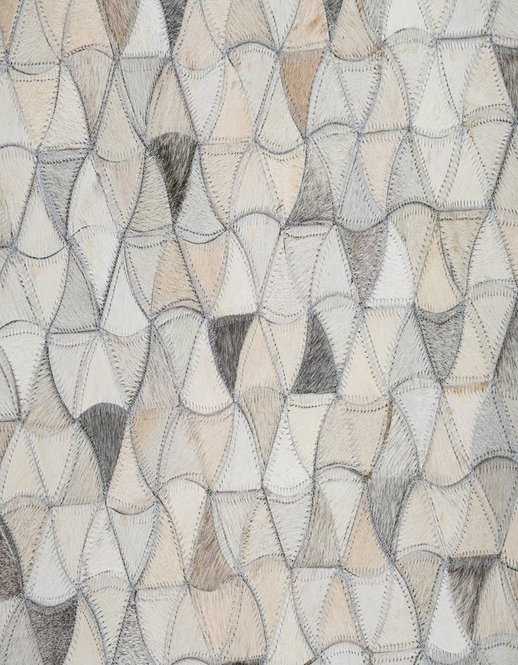 Detail image of  8' x 9' 10 Cowhide Leather Rug