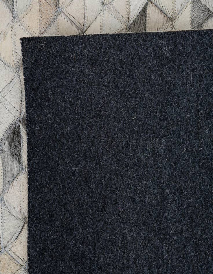 Detail image of  8' x 9' 10 Cowhide Leather Rug