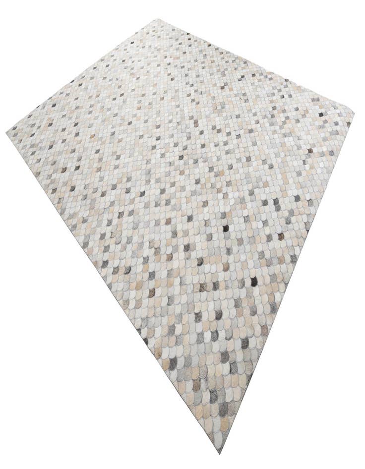 Detail image of  8' 1 x 10' 1 Cowhide Leather Rug