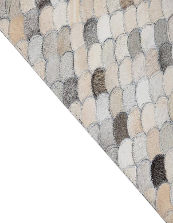 Detail image of  8' 1 x 10' 1 Cowhide Leather Rug