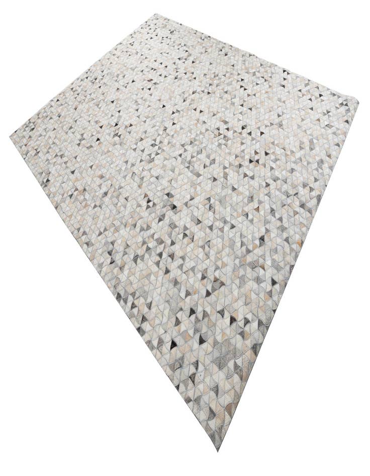 Detail image of  7' 10 x 9' 10 Cowhide Leather Rug