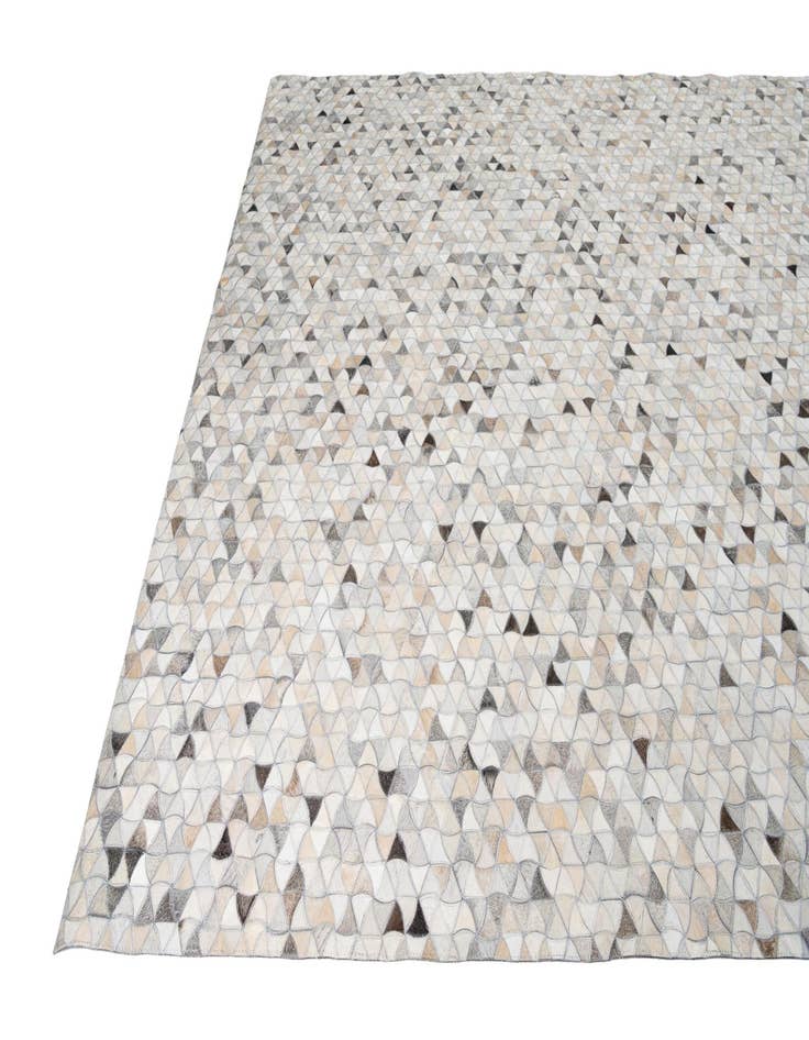 Detail image of  7' 10 x 9' 10 Cowhide Leather Rug