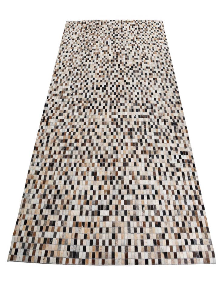 Detail image of  8' 3 x 9' 10 Cowhide Leather Rug