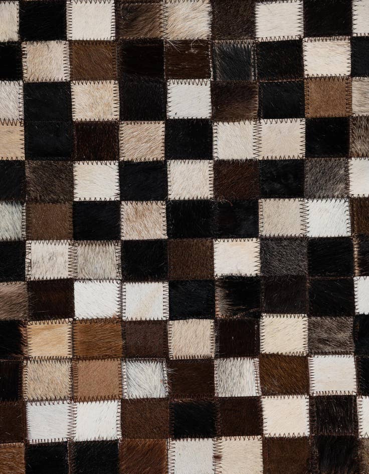 Detail image of  8' x 10' 1 Cowhide Leather Rug