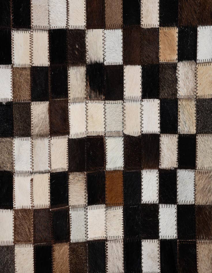Detail image of  8' x 10' 1 Cowhide Leather Rug
